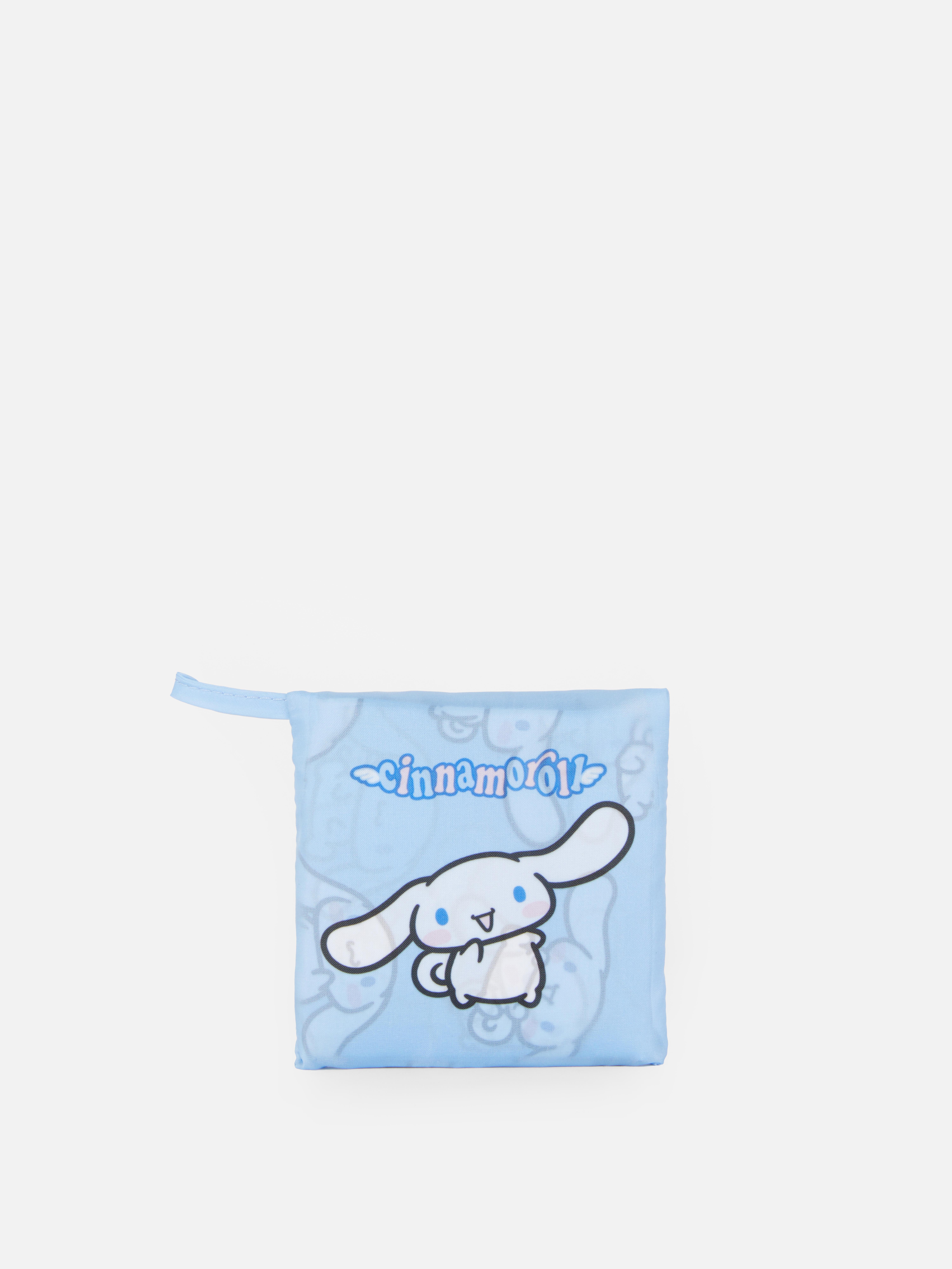 Geantă de cumpărături pliabilă Hello Kitty Cinnamoroll. Această geantă de cumpărături Hello Kitty cu rolă Cinnamoroll îți poate conține toate alimentele.