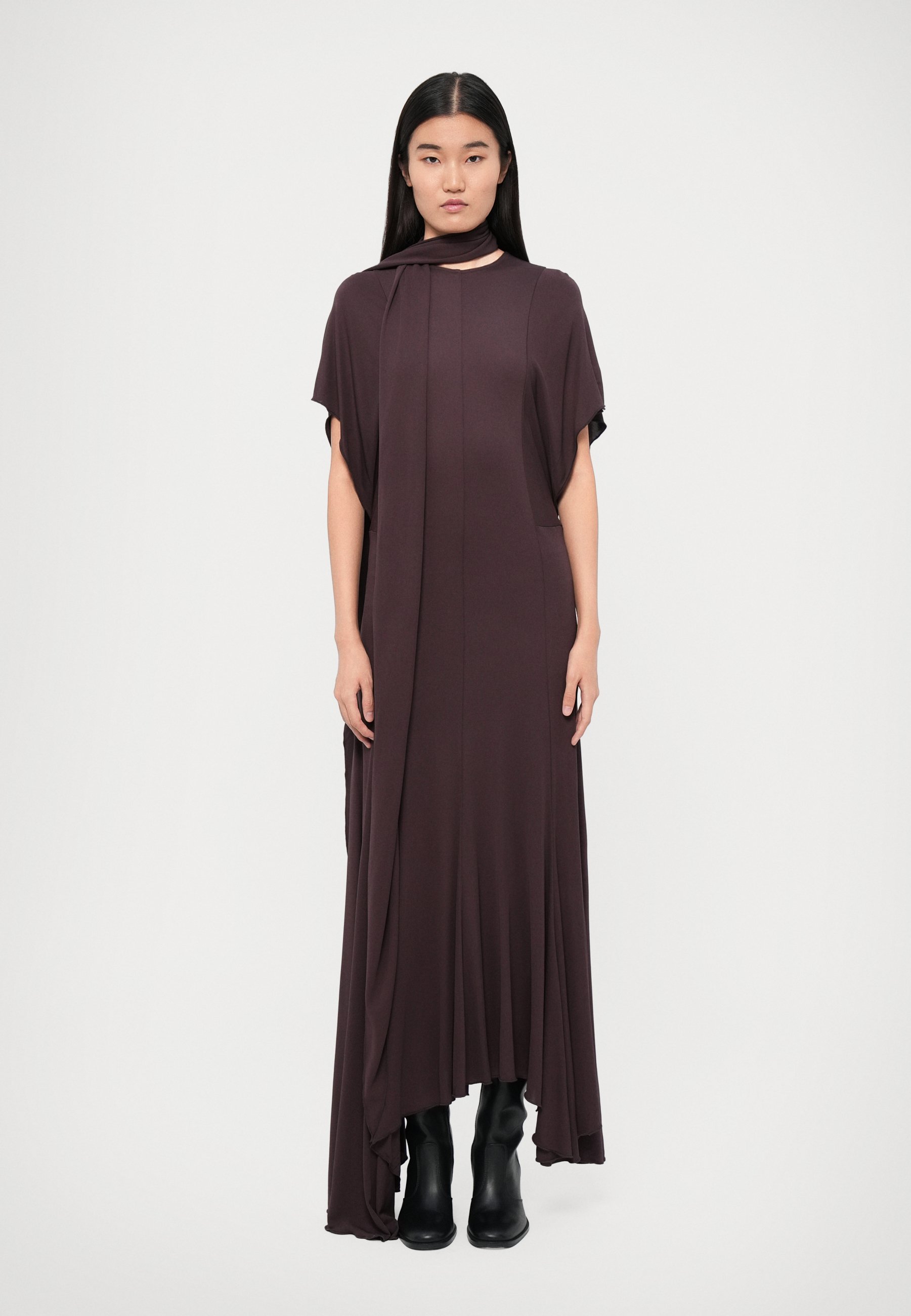 Rodebjer LOU - Vestido maxi - ameixa chocolate