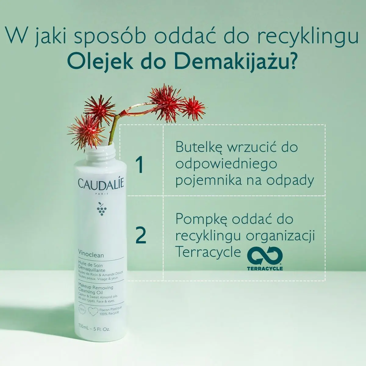 Caudalie Vinoclean Olejek do demakijażu, 75 ml