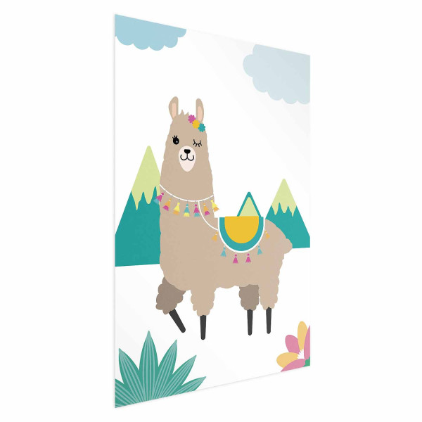Plakat Niezwykła lama 21x30 cm