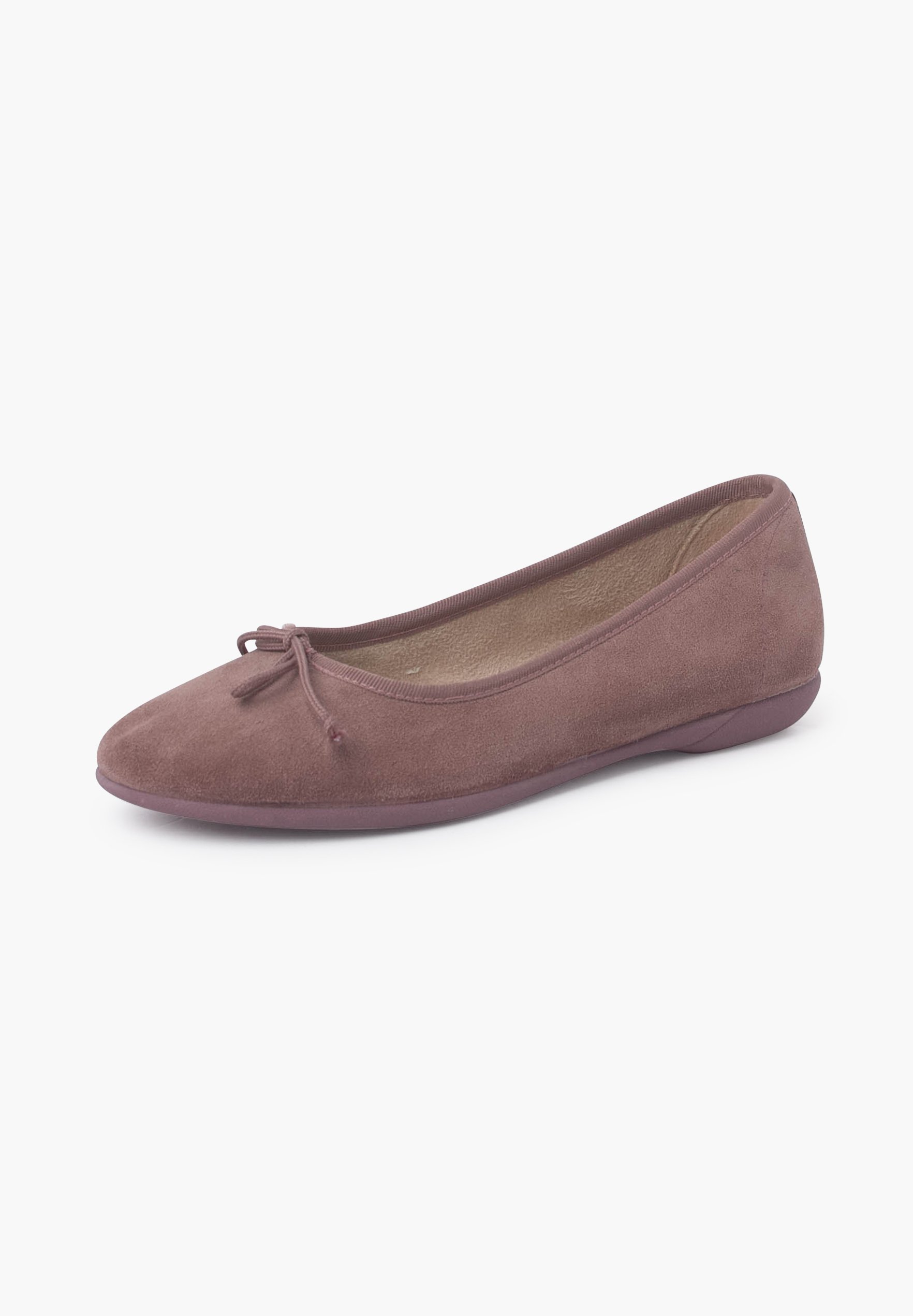 Pisamonas MANOLETINA SUEDE FINE BOW - Ballerina pumps - lichtroze