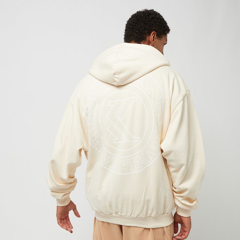 KK CHEST RETRO OS ZIP HOODIE creme