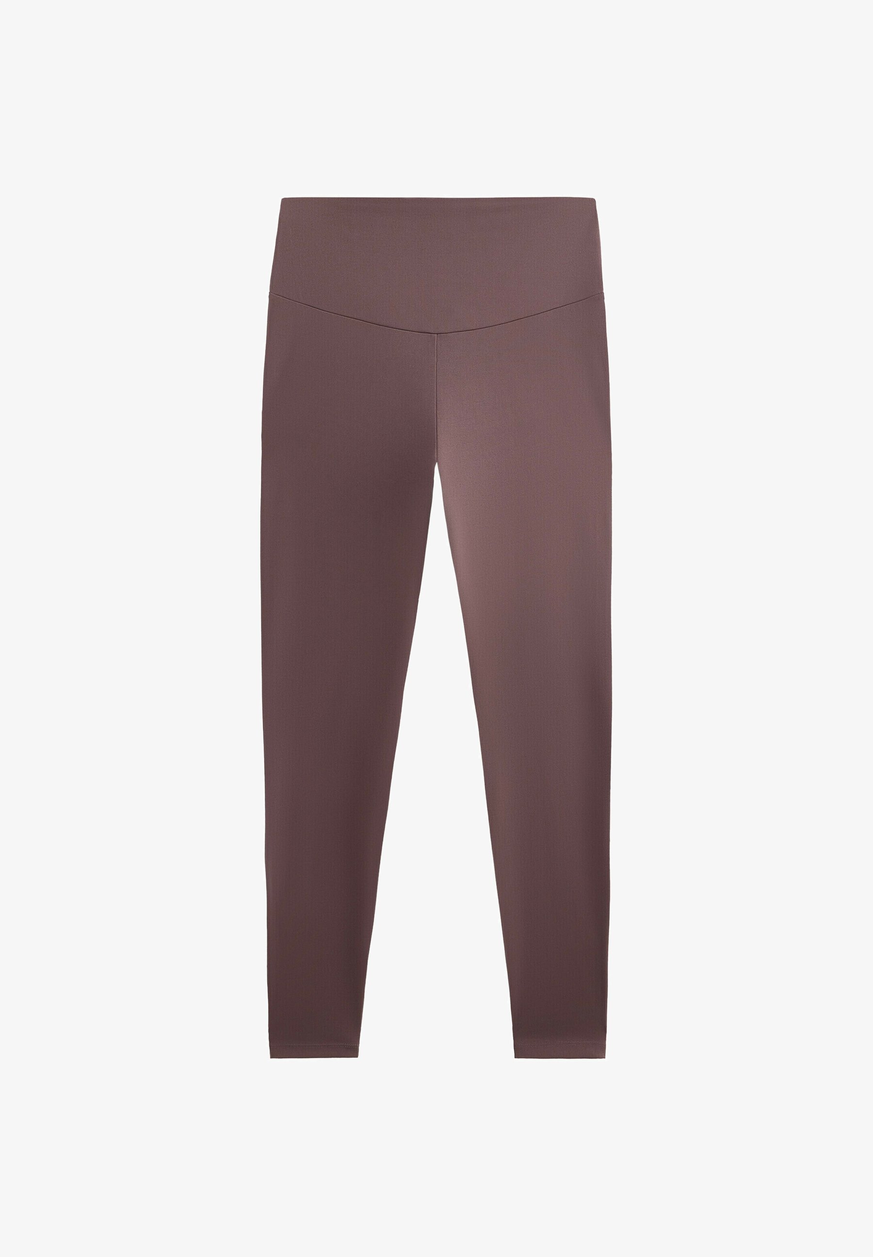OYSHO COMFORTLUX HIGH-RISE ENKELLENGTE - Leggings - gemêleerd lichtbruin