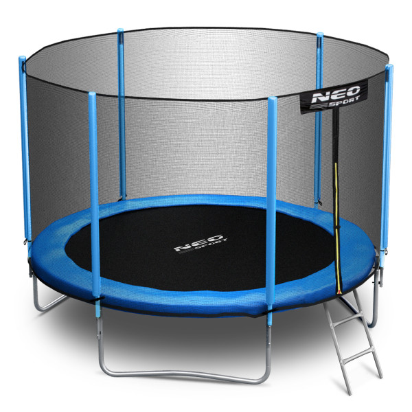 Trampolina ogrodowa z siatką zewnętrzną Neo-Sport 252cm 8ft