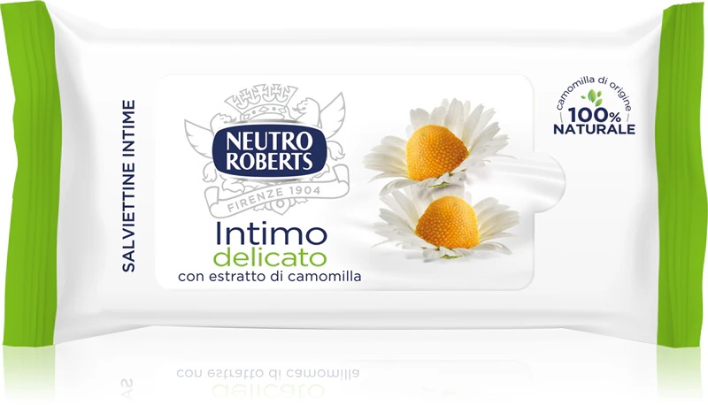 Intīmās higiēnas salvetes Neutro Roberts Intimo & Estratto di Camomilla