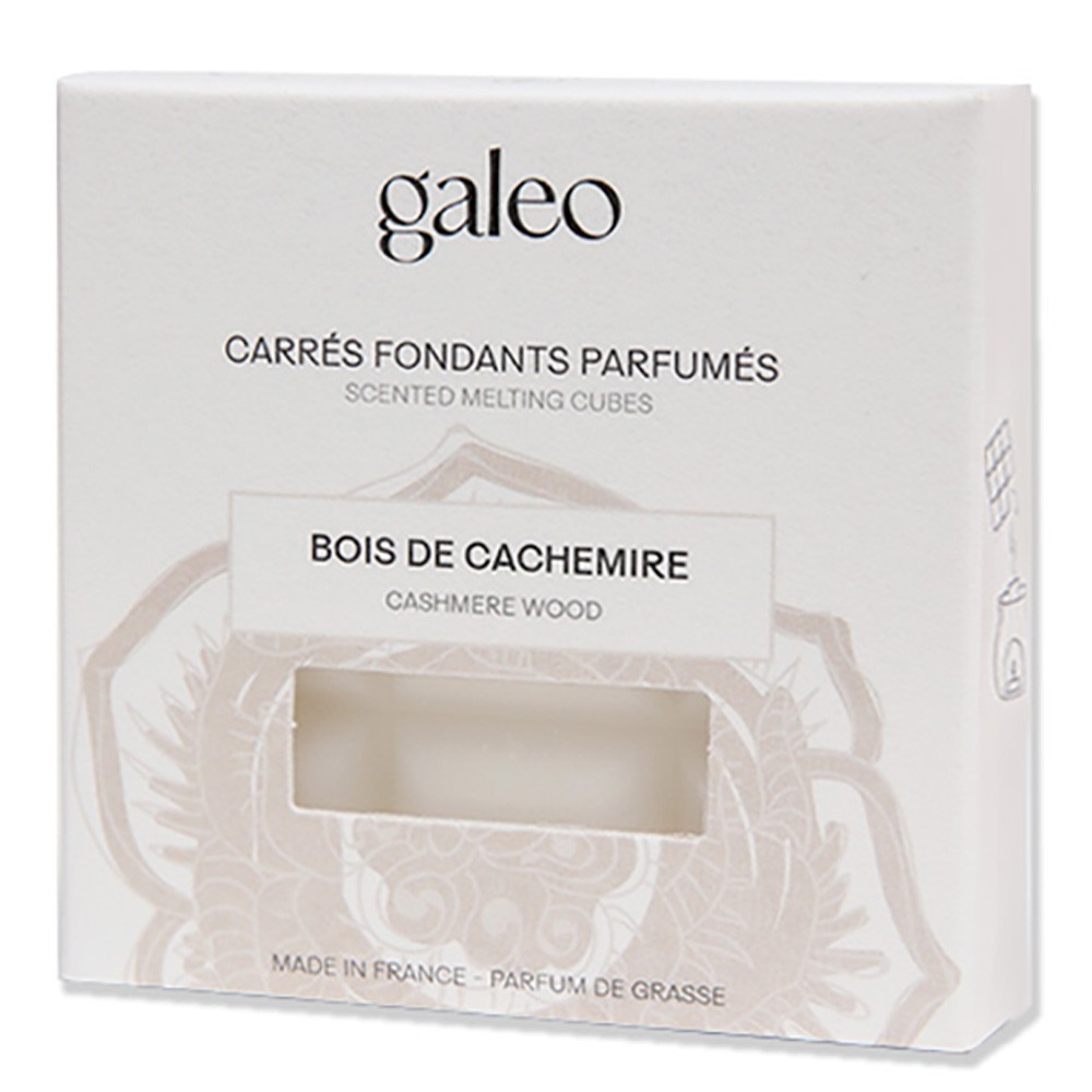 Galeo Carrés fondants parfumés bois de cachemire