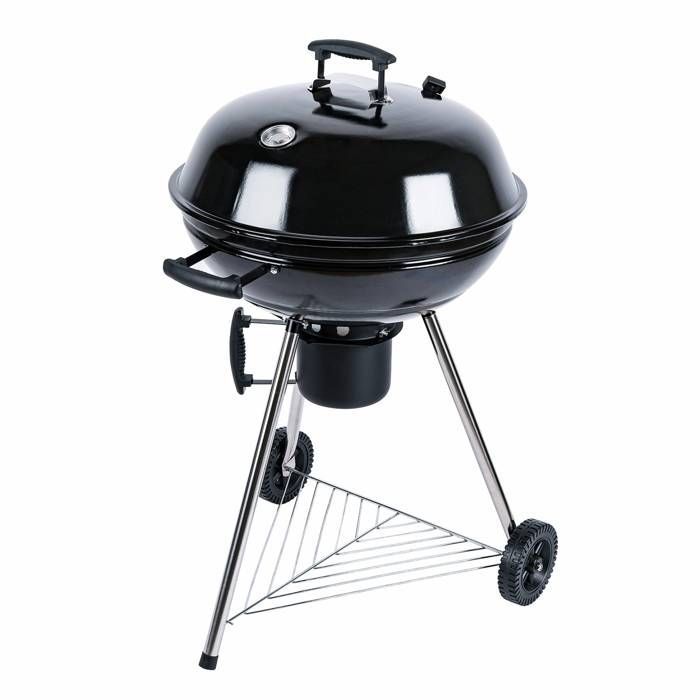 GEORGES Charcoal Ball Barbecue, Grill and Smoker Ø57cm with Wheels