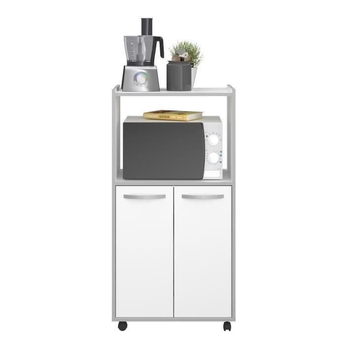 Carrito de cocina OSLO L 60cm Blanco