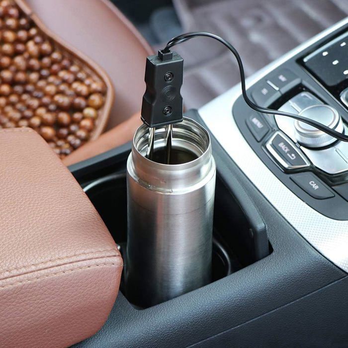 Calentador de agua portátil para coche, hervidor eléctrico de 12V/24V