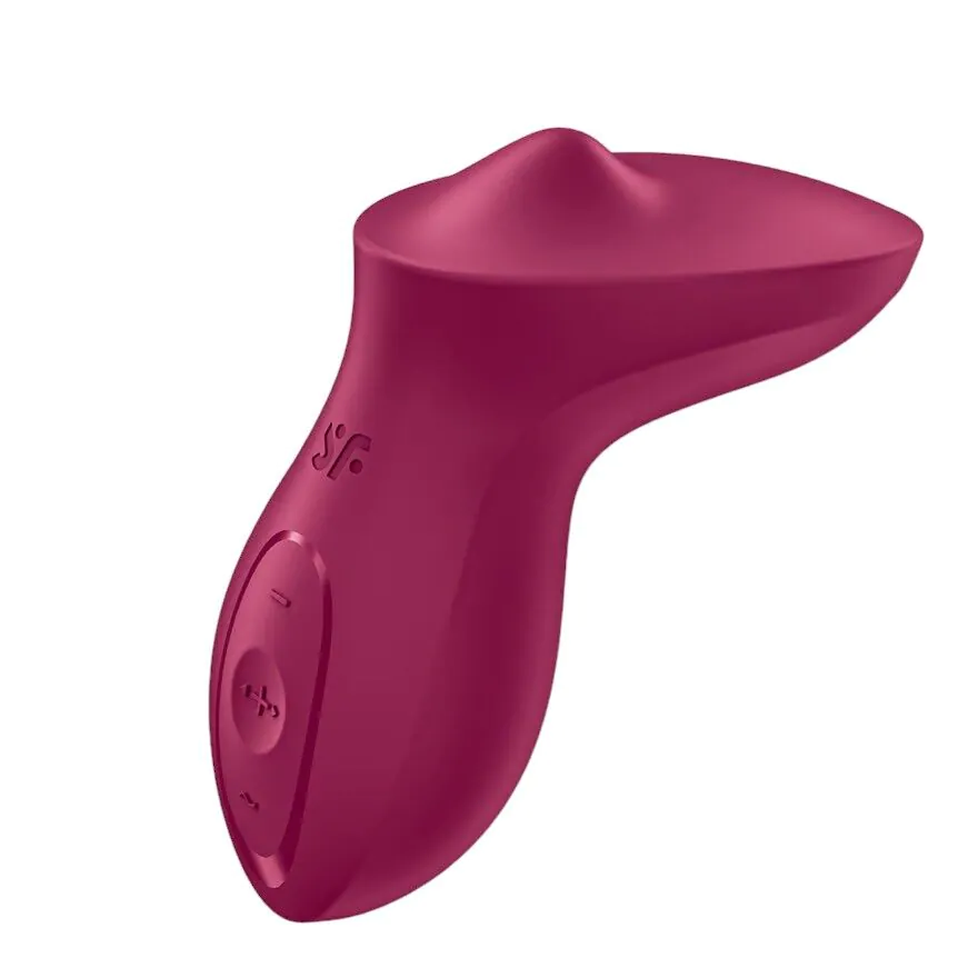 Satisfyer Exciterrr Wibrator Łechtaczkowy Typu Lay-On Z Koralikami, Berry