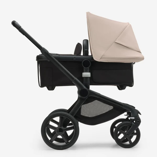 Bugaboo Fox 5 -rattassetti, musta/musta, harmaanruskea