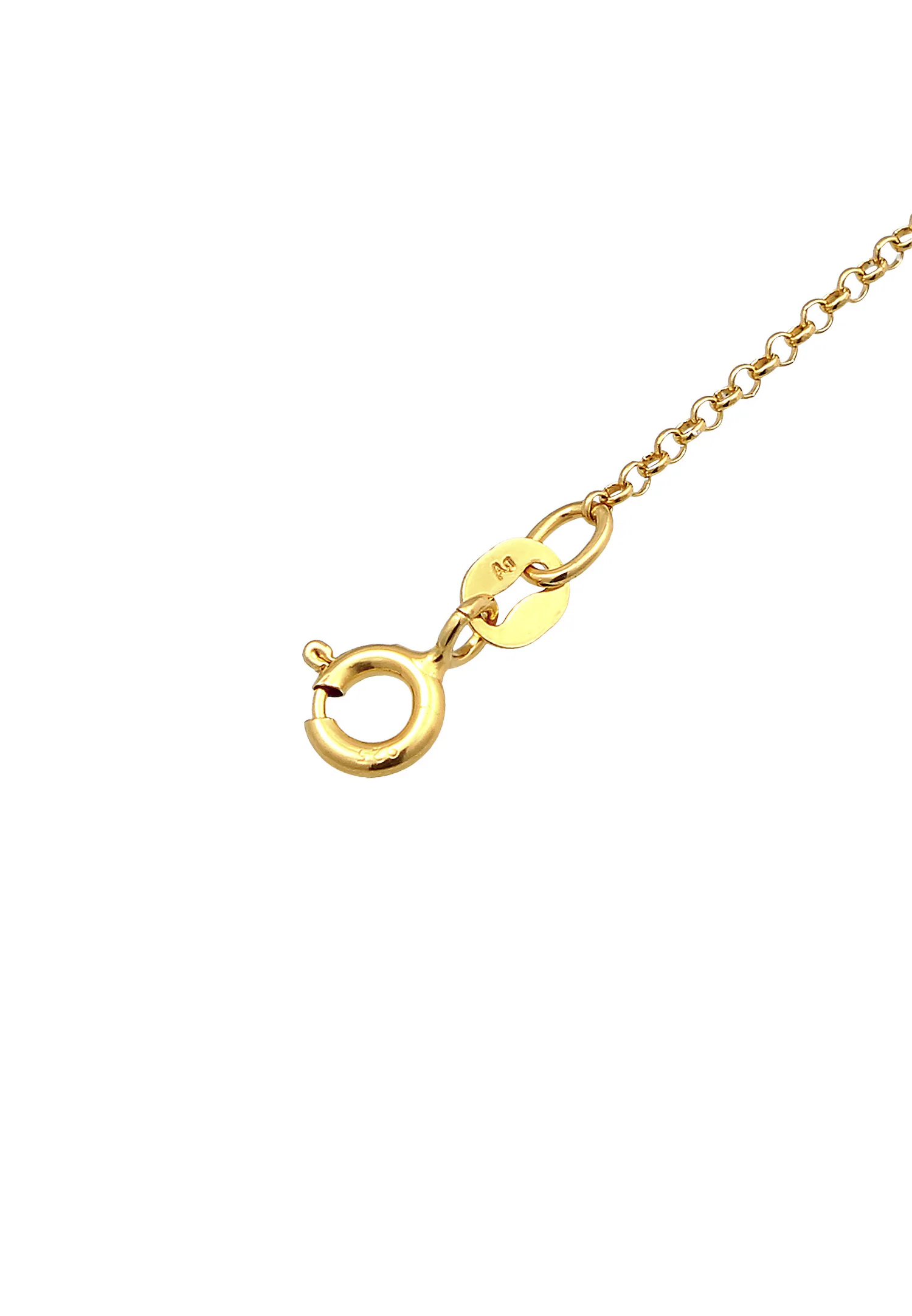 Elli Femmes pendentif lettre M Basique en argent sterling 925