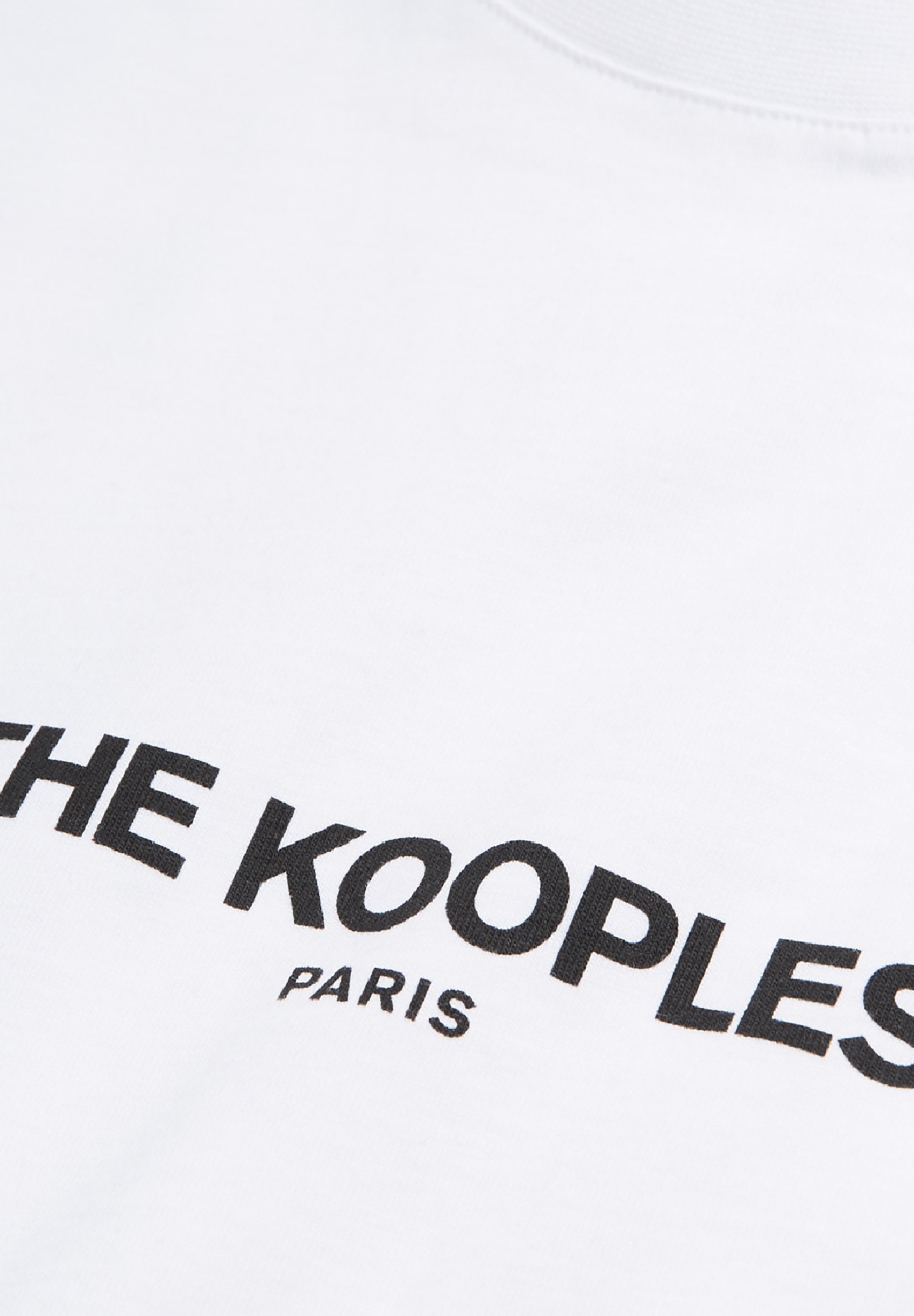 T-shirt a maniche corte The Kooples - stampata - bianca