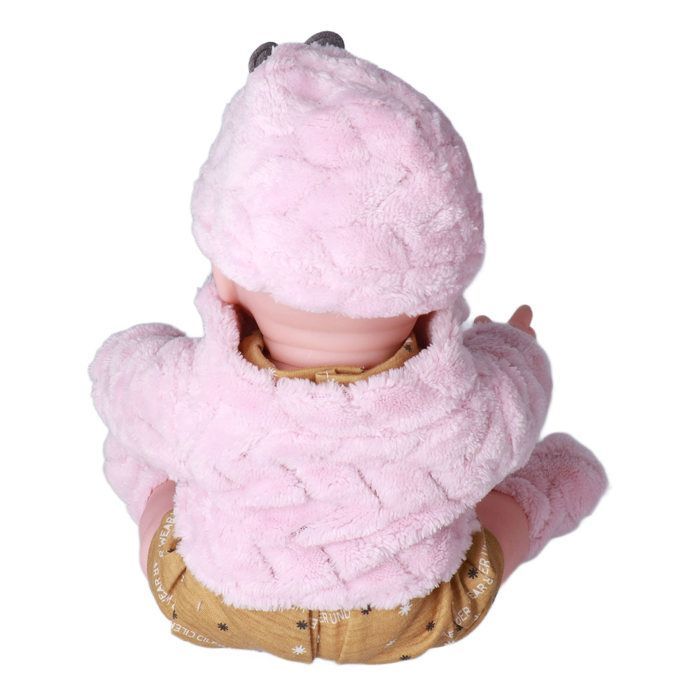 Realistische Reborn Babypop, Modieuze 30 cm Wasbare Witte Meisje met Zacht Lichaam, Speelgoedpop voor Kinderverjaardagscadeau Q12G-003C-026 - SALALIS