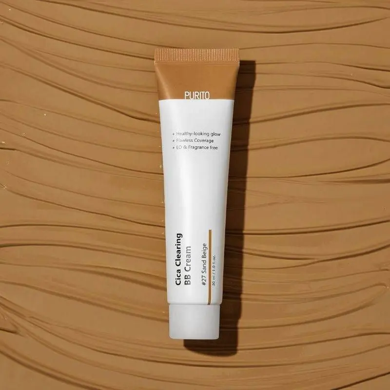 Purito Cica Clearing Regenerujący krem BB z wąkrotą azjatycką 27 Sand Beige