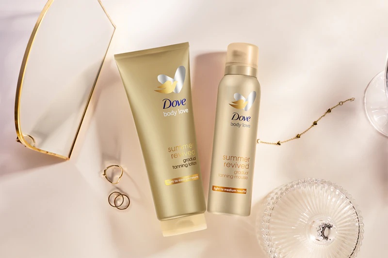 „Dove Summer Revived“ savaiminio įdegio kūno losjonas