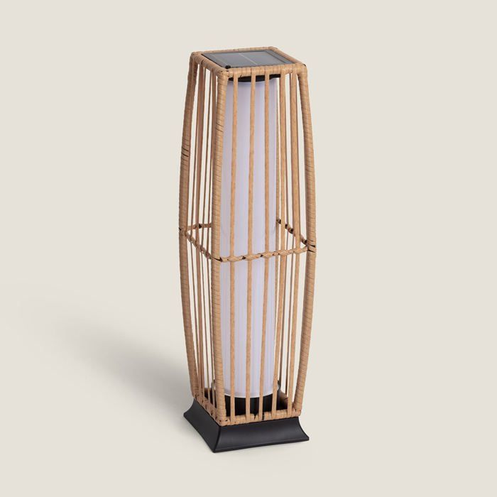 Lampadaire LED Extérieur Solaire Arley  Naturel