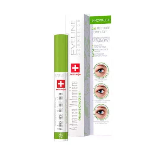Eveline Cosmetics 3w1 skoncentrowane serum-odżywka do rzęs 10 ml