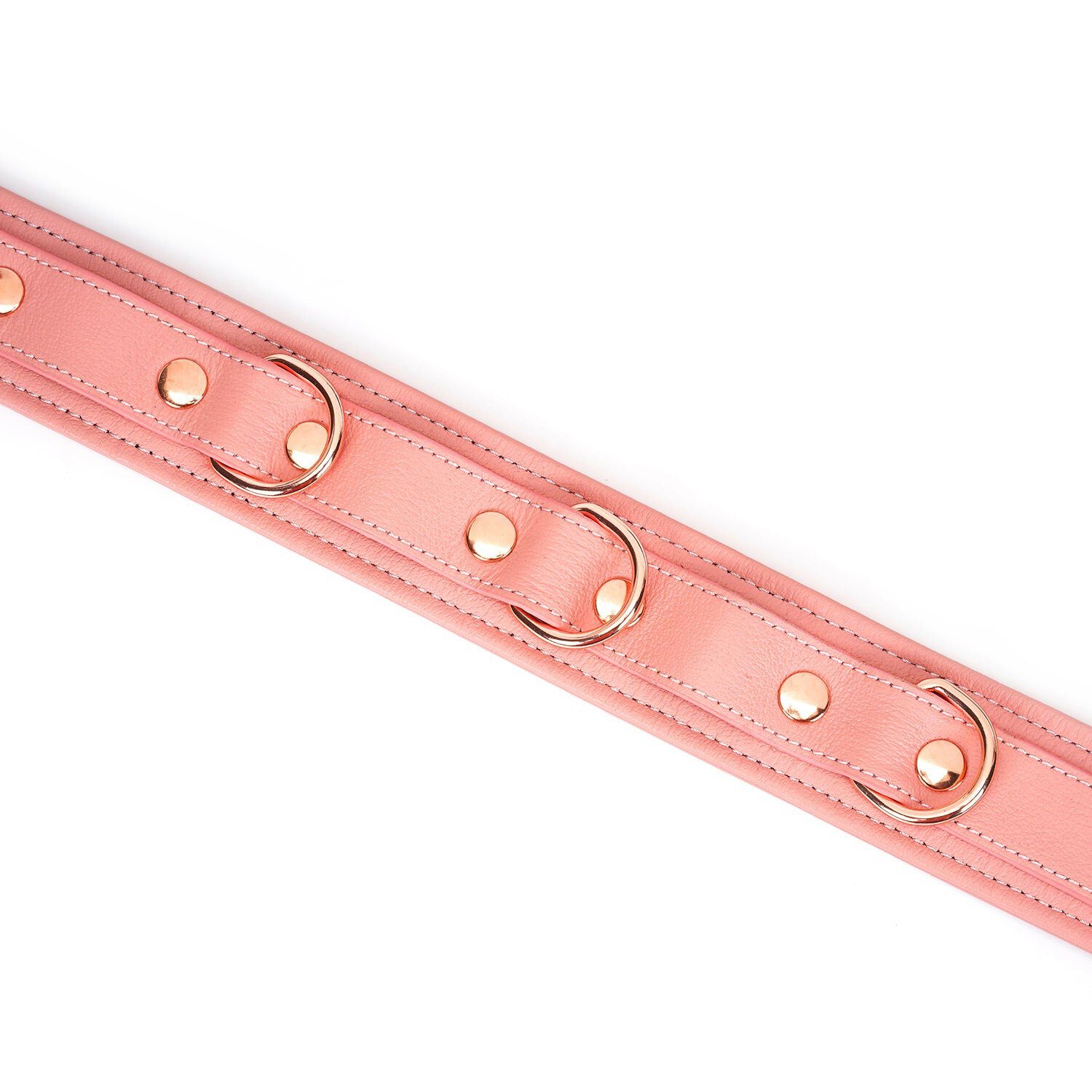 Liebe Seele Pink Dream: Ružičasta kožna ogrlica s povodcem