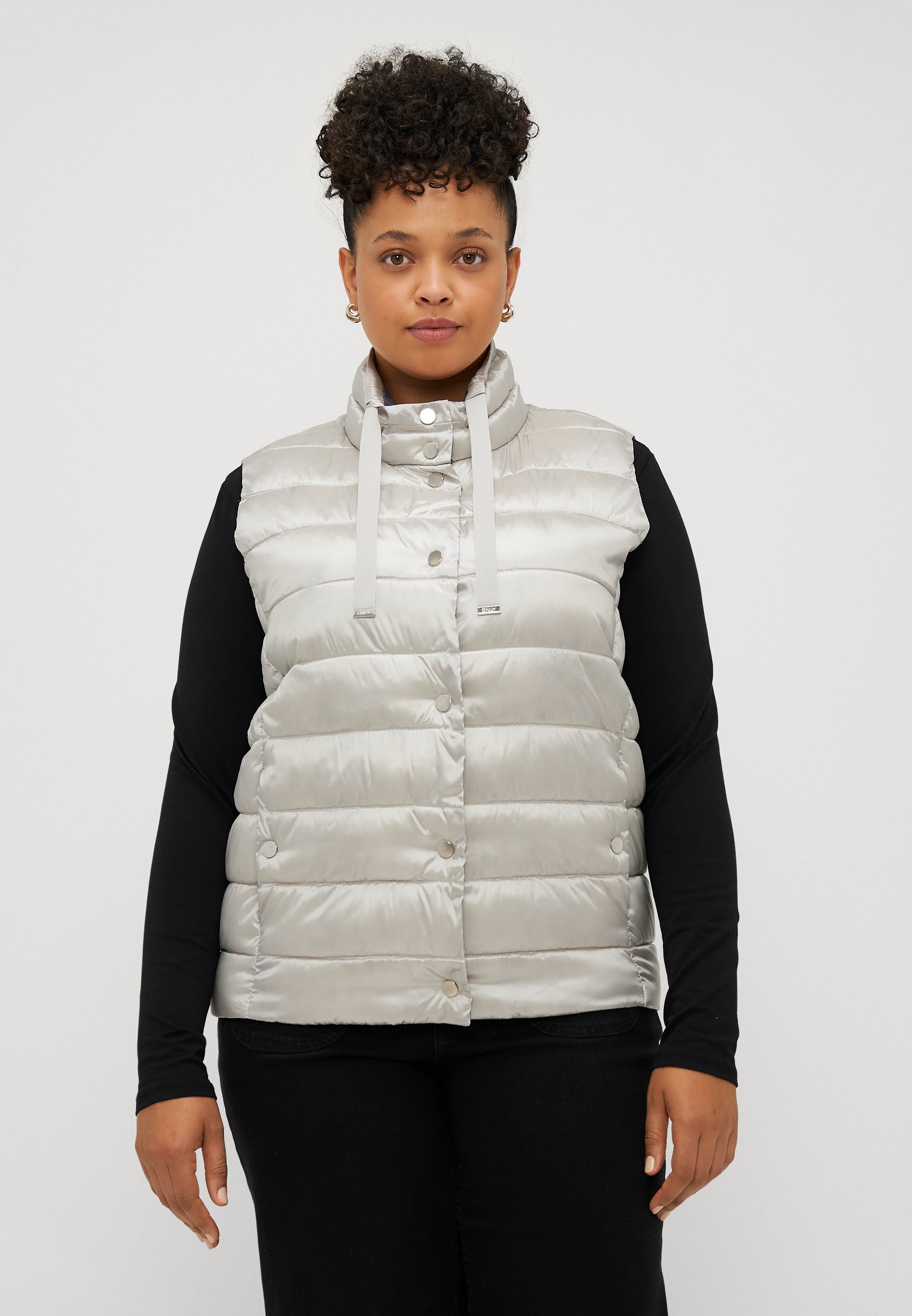 ALLEEN Carmakoma CARVEGA LIFE GEWATTEERD VEST - Vest - Antarctica