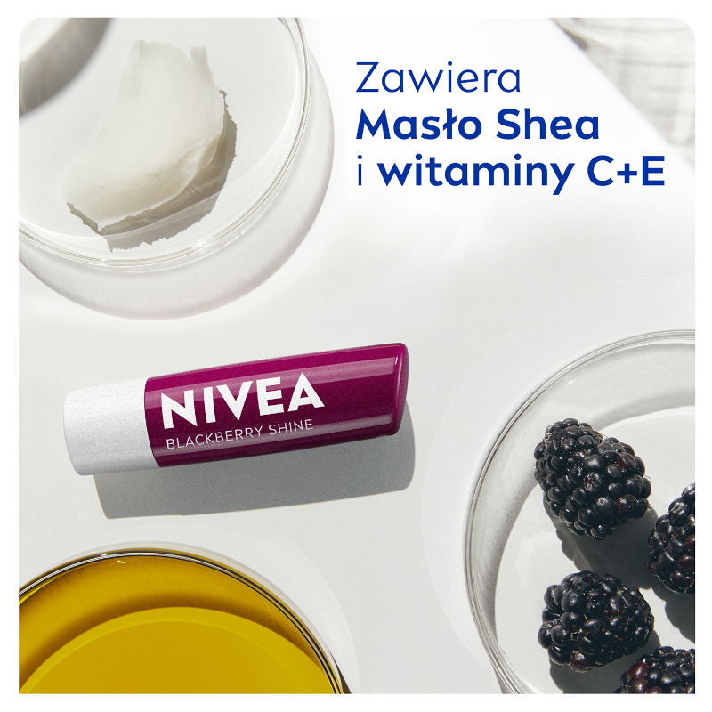 Nivea rtěnka 4,8 g s odstínem ostružiny