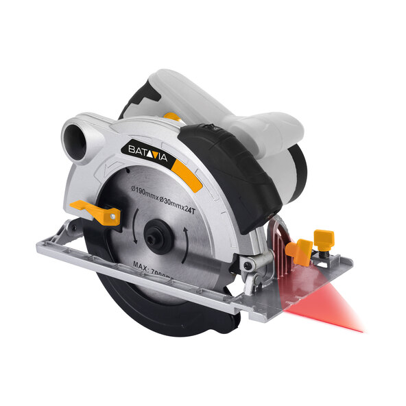 Hand-held circular saw, 190 mm, 230 V, 1600 W