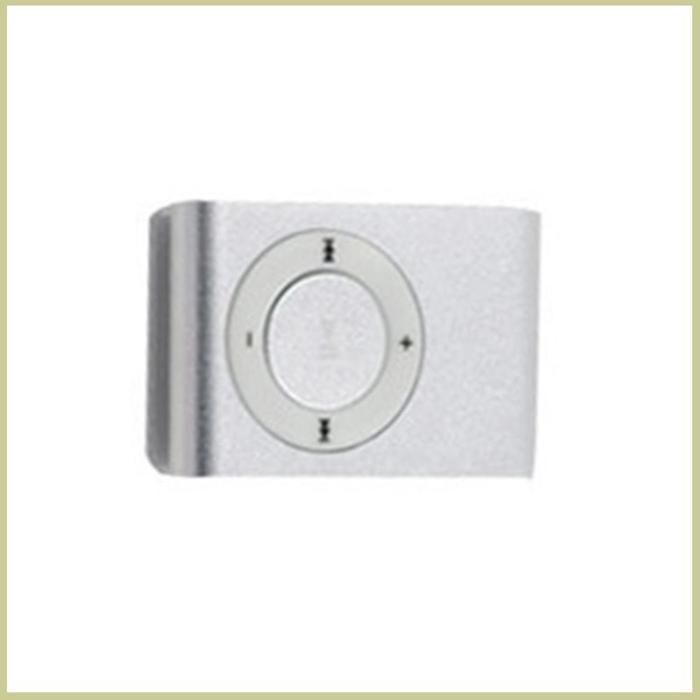 Cocosity 1 Mini portátil USB MP3 lecteur Mini Clip mp3 Sport Sport compacto Metal Mot Reproductor de música MP3 con tarjeta TF son mp4 Argent