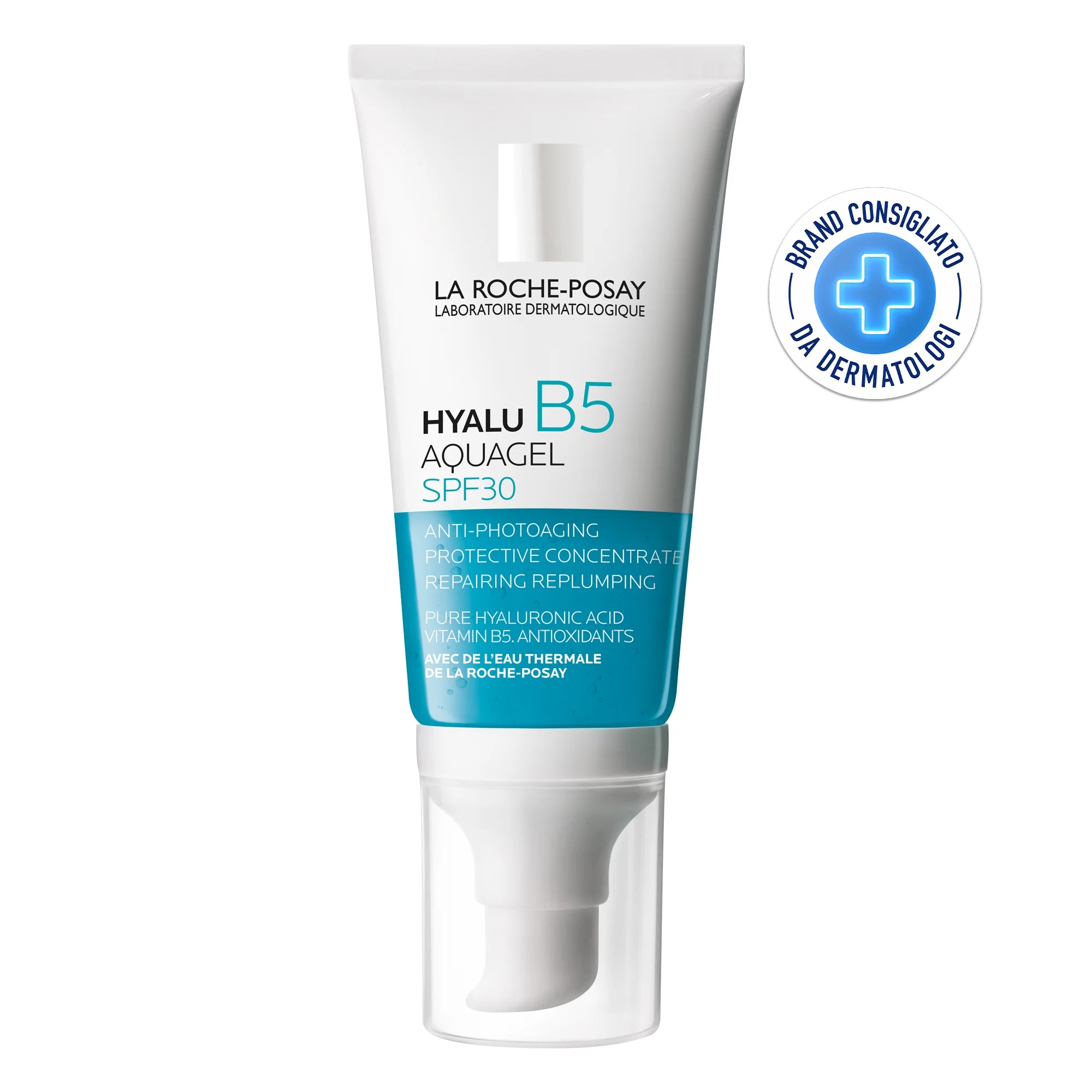 LA ROCHE POSAY La Roche Posay Hyalu B5 Aquagel SPF30 50 ml Dagelijkse regenererende verzorging