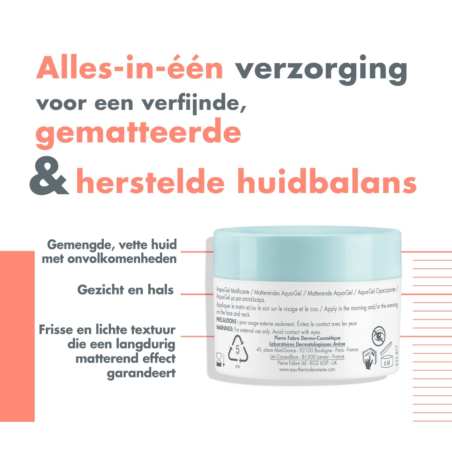 Avène Cleanance matirajući Aqua-Gel – 50 ml