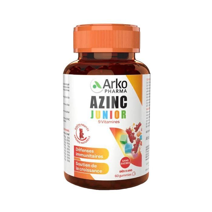 Arkopharma Azinc Junior Growth, 60 purkkikarkkia