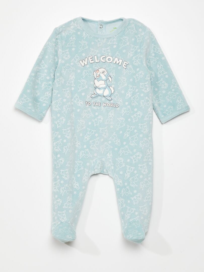 Disney fluwelen romper - blauw