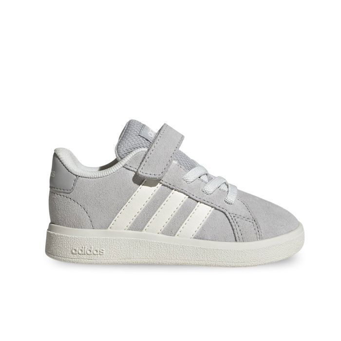 Zapatillas Adidas Grand Court 00S El I para bebés y niños pequeños, color gris JR0782