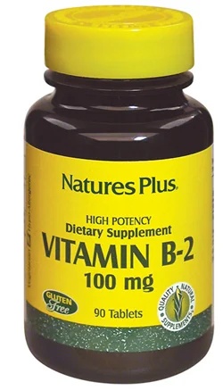 NATURES PLUS Vitamine B2 Riboflavine 100