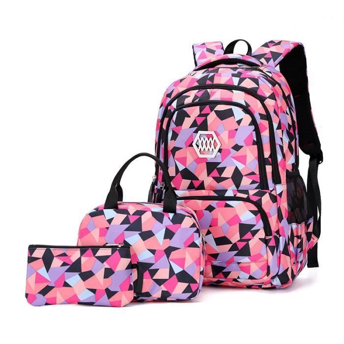 Backpack - FINDPITAYA - 3-in-1 Model - Waterproof - Wear-resistant - Pink