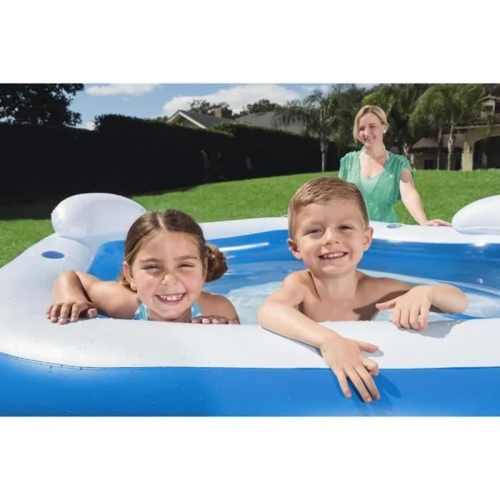 Piscina hinchable - Bestway - Diversión familiar - 2 anillos - 575 L