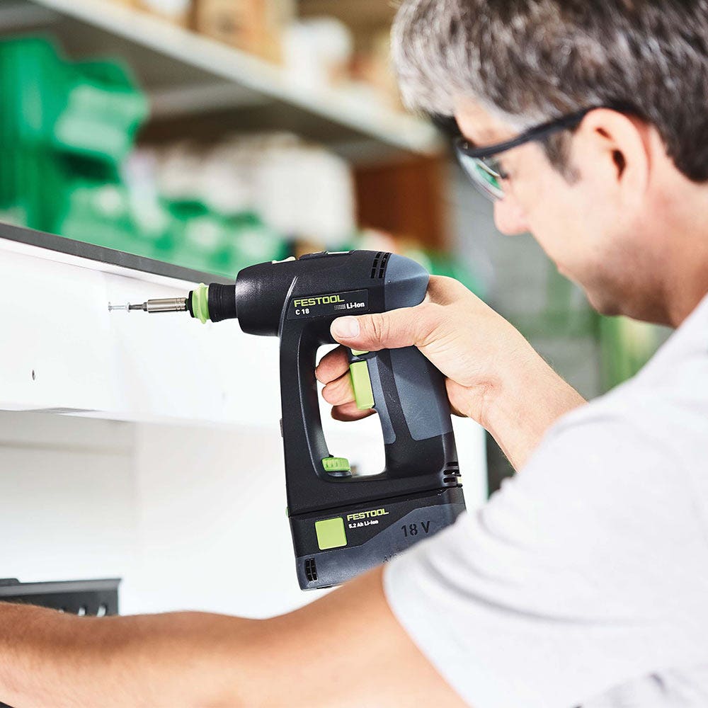 Furadeira/Parafusadeira FESTOOL 18V C de 2 Velocidades Systainer Skin 576434