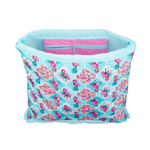  Gymsack Moos Flamingo Turquoise