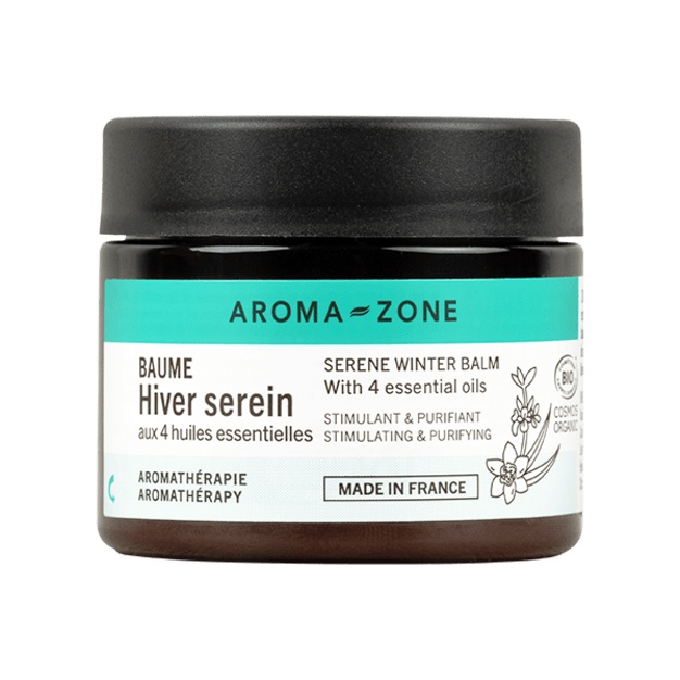 Rustgevende winterse aromatherapiebalsem met 4 essentiële oliën