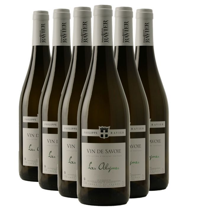 Philippe and Sylvain Ravier Vin de Savoie Les Abymes 2025 - White Wine from Savoie - Bugey (6x75cl)
