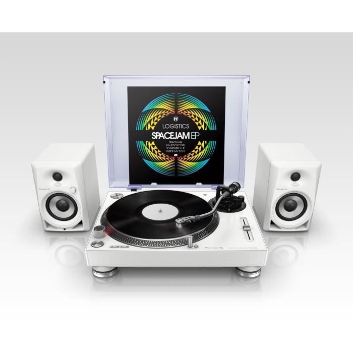 Turntable - PIONEER DJ - PLX-500-K - Analog Sound - 1 USB Output - White