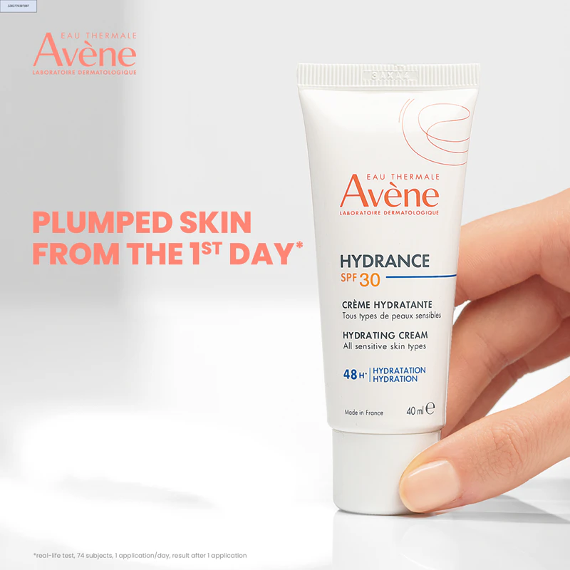 Hydratačný krém Avène Hydrance UV Rich pre citlivú pleť s SPF 30