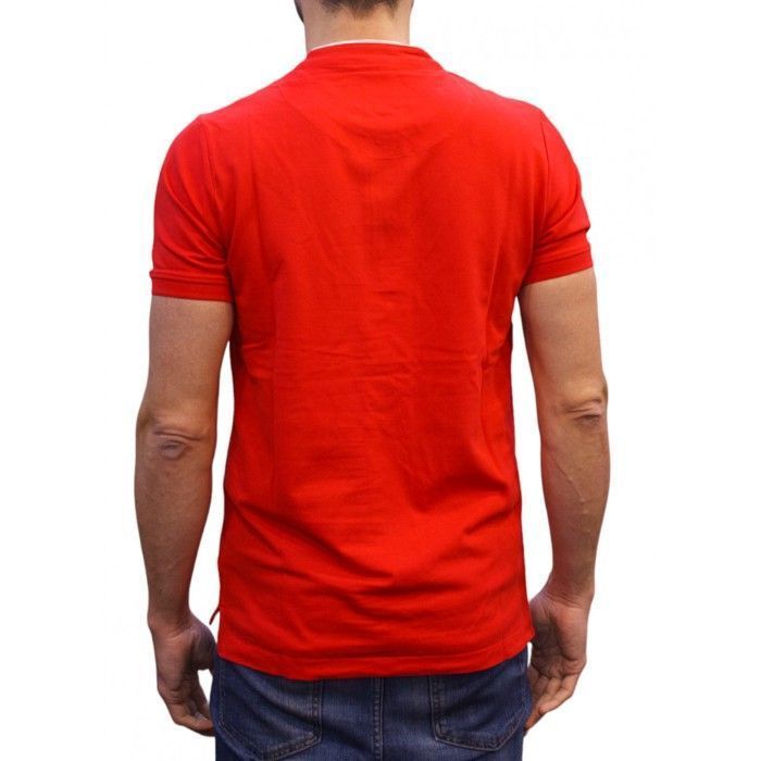 Cerruti 1881 Polo col mao manches courtes New Firenza Rouge Homme