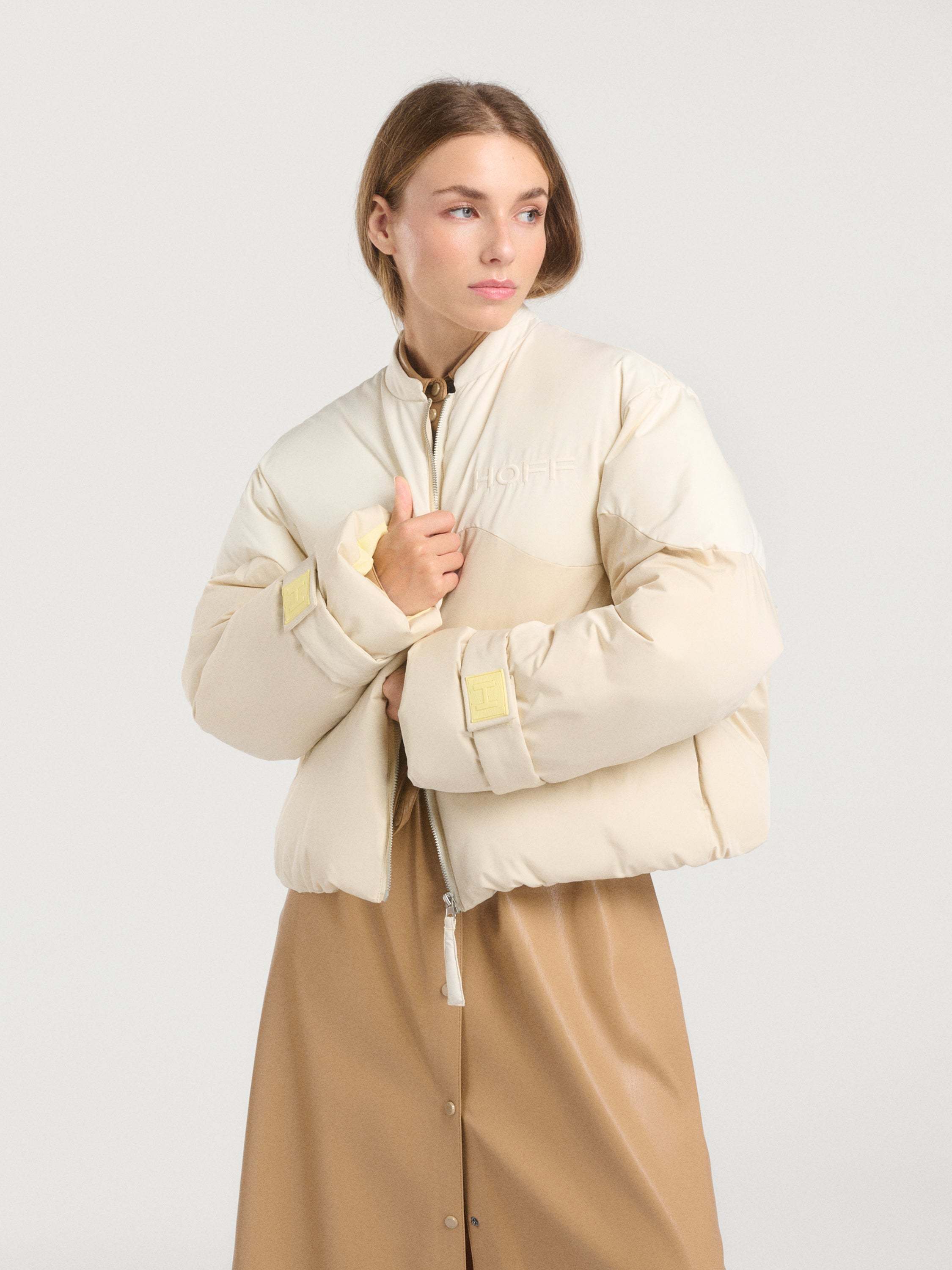 CHAQUETA BOMBER ZERMATT OFF WHITE