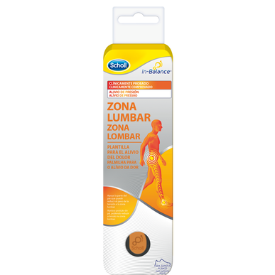 Scholl Insoles for Lower Back Pain Relief, Size S, 1 pair