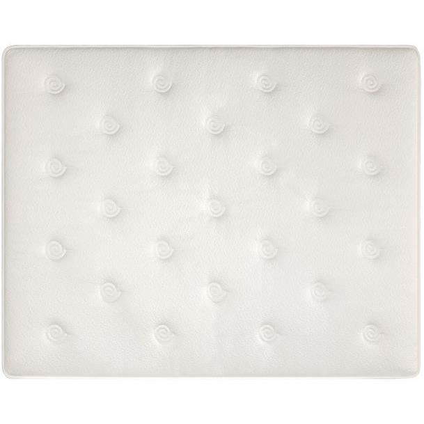 Conjunto de colchón y base de cama SIMMONS de 140 x 200 cm y 30 cm de altura - Muelles ensacados Fullspring - Fabricado en Francia - R-SW6