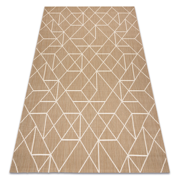 Dywan sizal FLAT 48959265 Geometryczny 80x150 cm