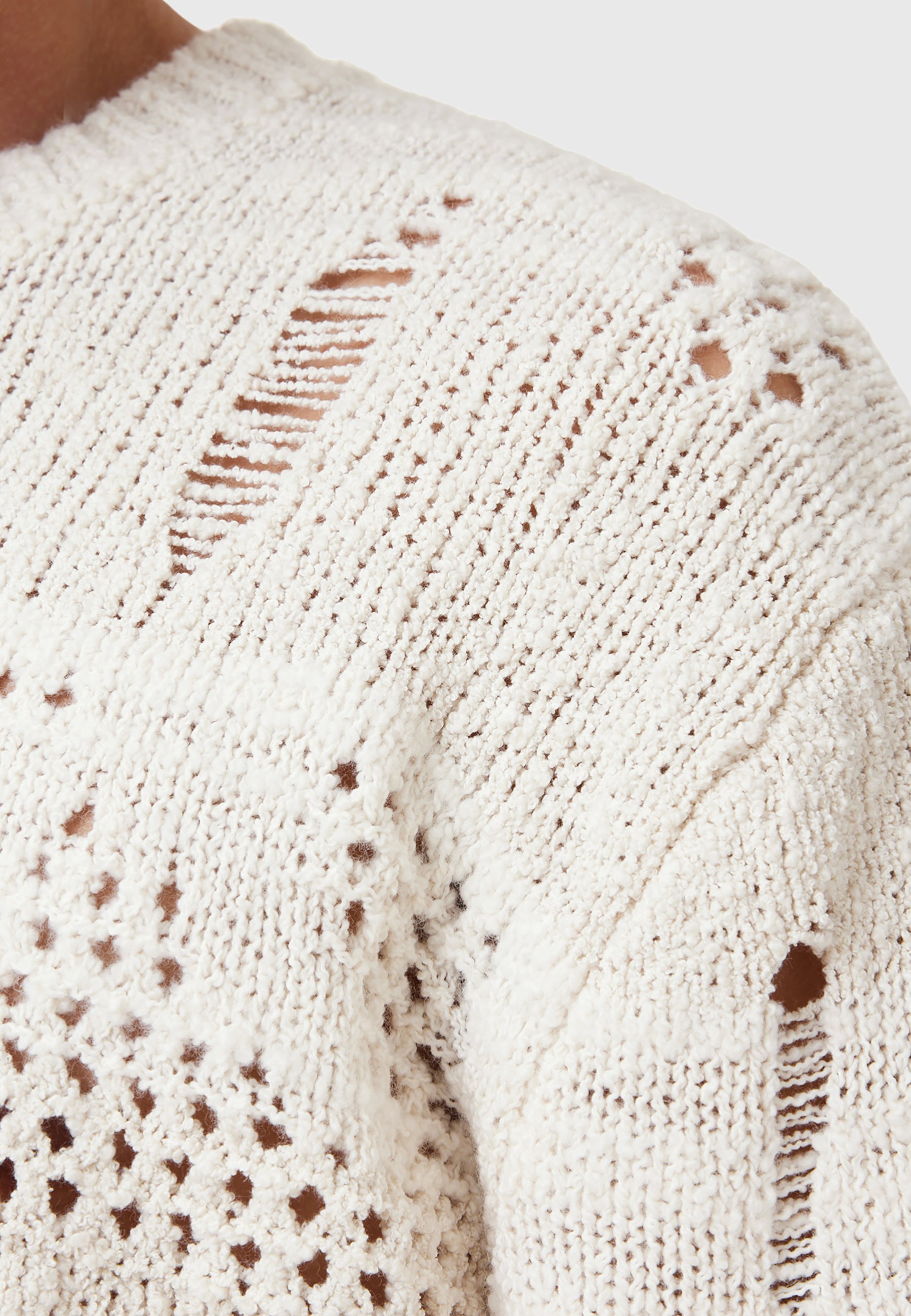 AllSaints HARVEY CREW - Pullover - Ecru