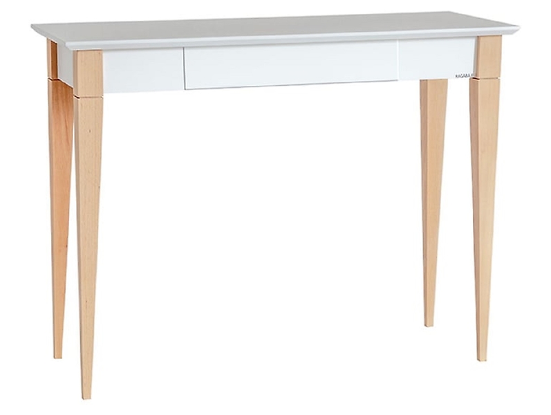 Biurko Mimo 105 cm z szufladą białe