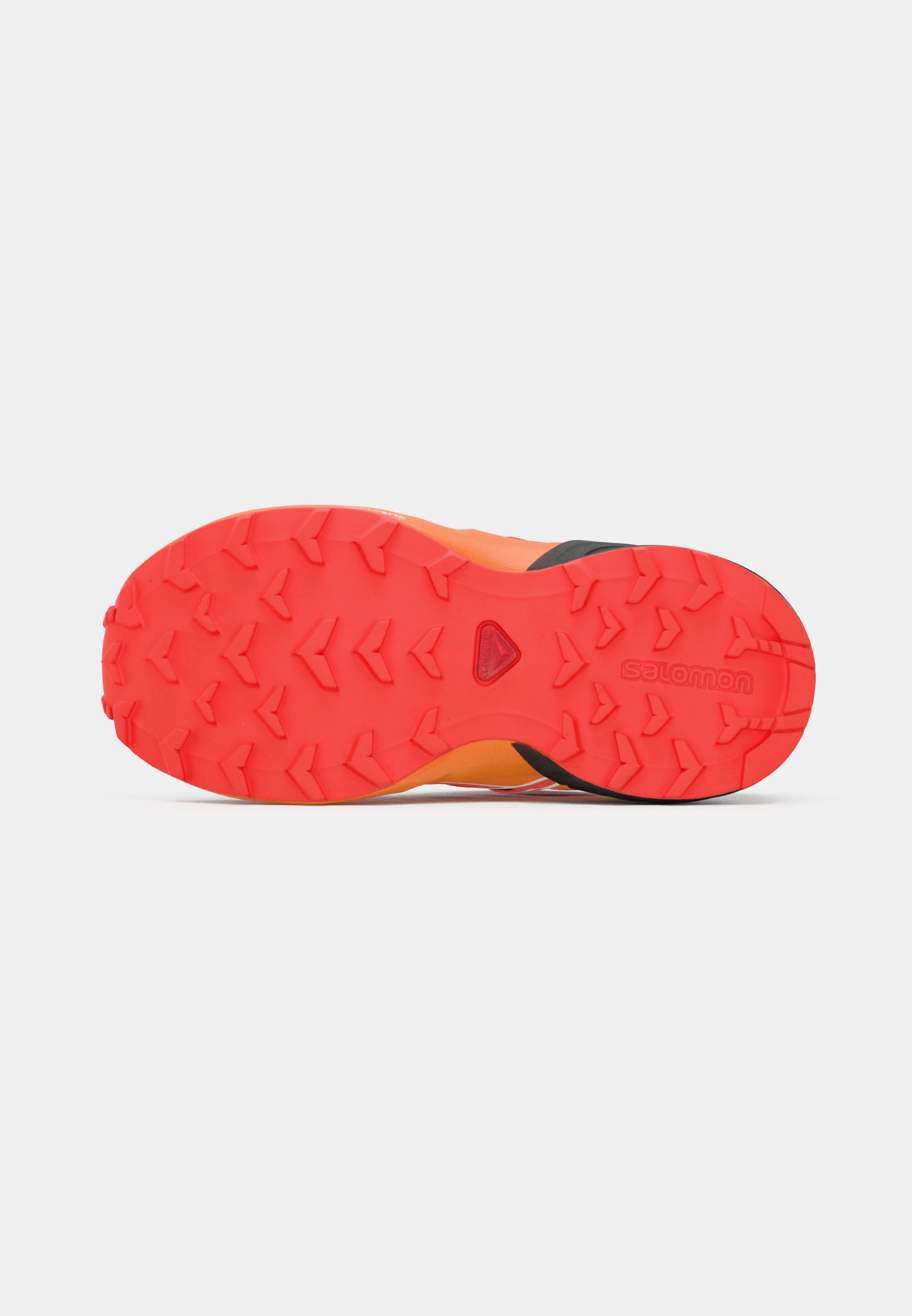 Salomon SPEEDCROSS UNISEX - Trekingové boty - black/cherry tomato/turmeric
