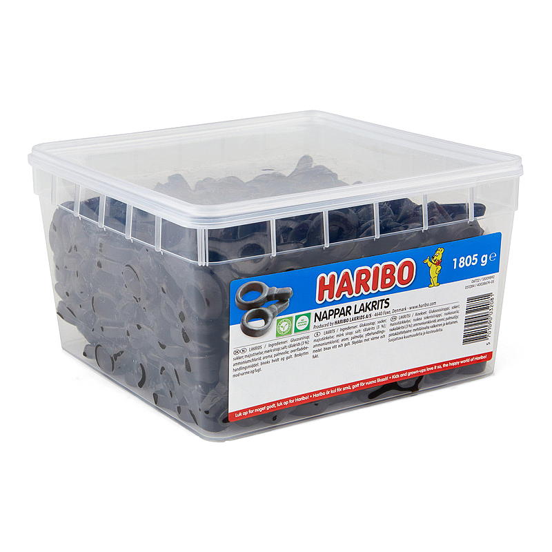 Chupetes salados Haribo 1,81 kg